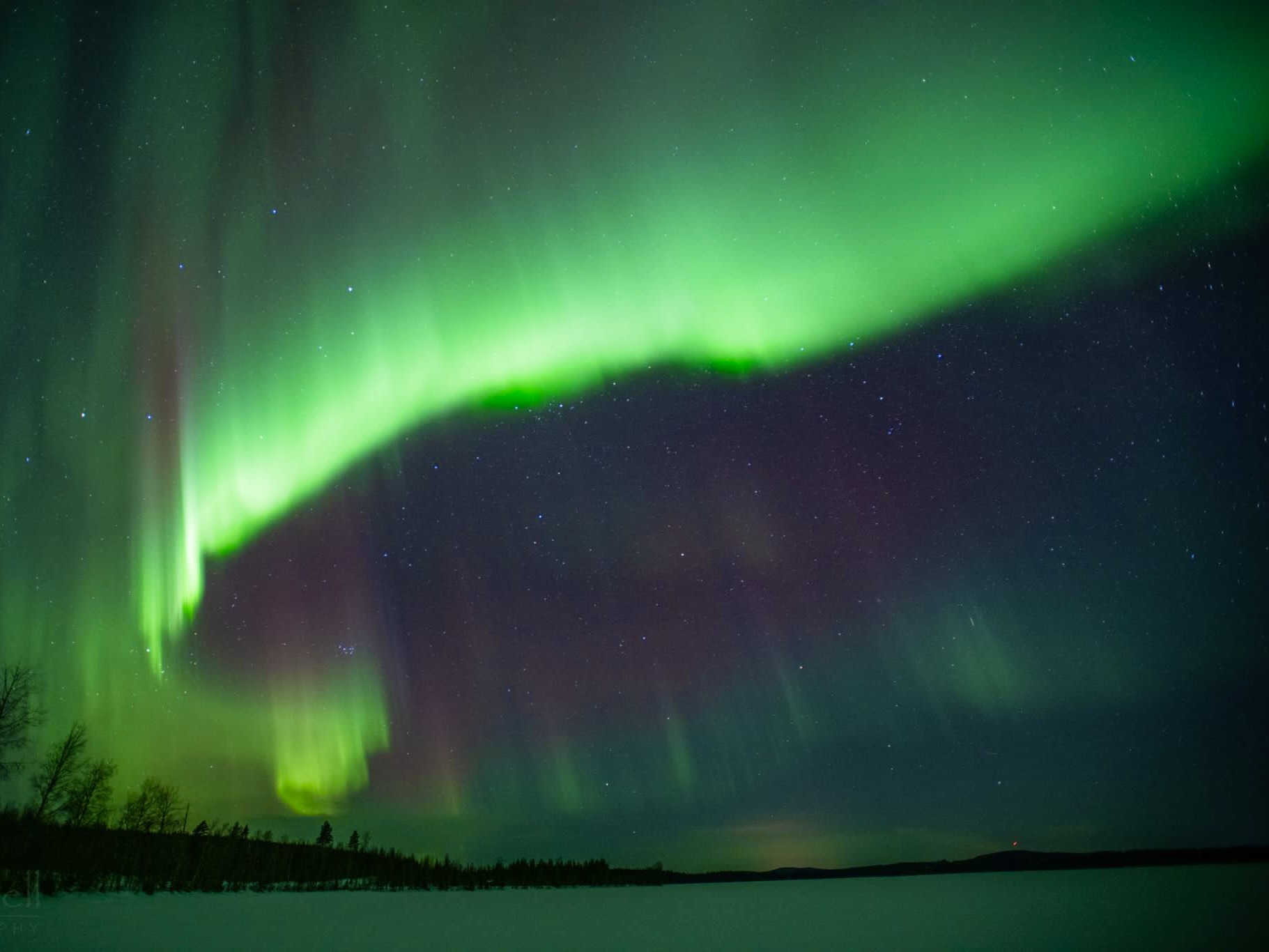 Lapland noorderlichtfoto