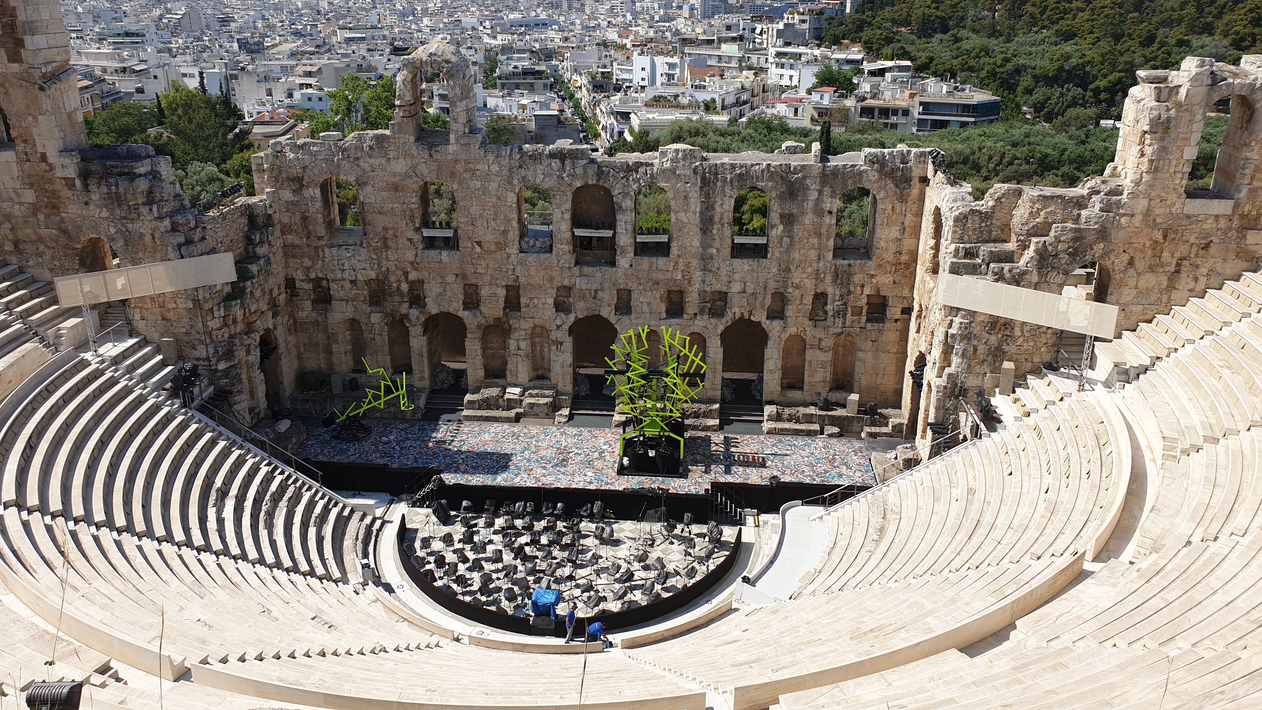 Dionysus theater Athene griekenland 