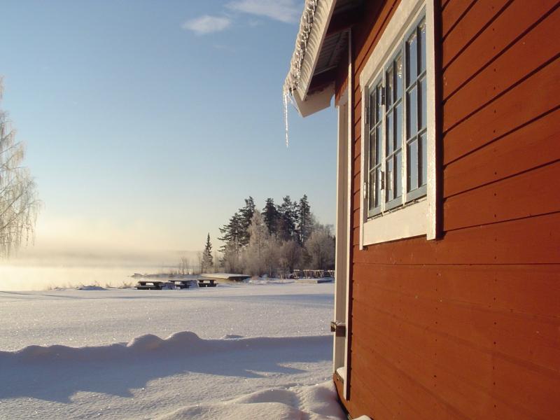Zweedse cabins groepsreis Winter Zweden